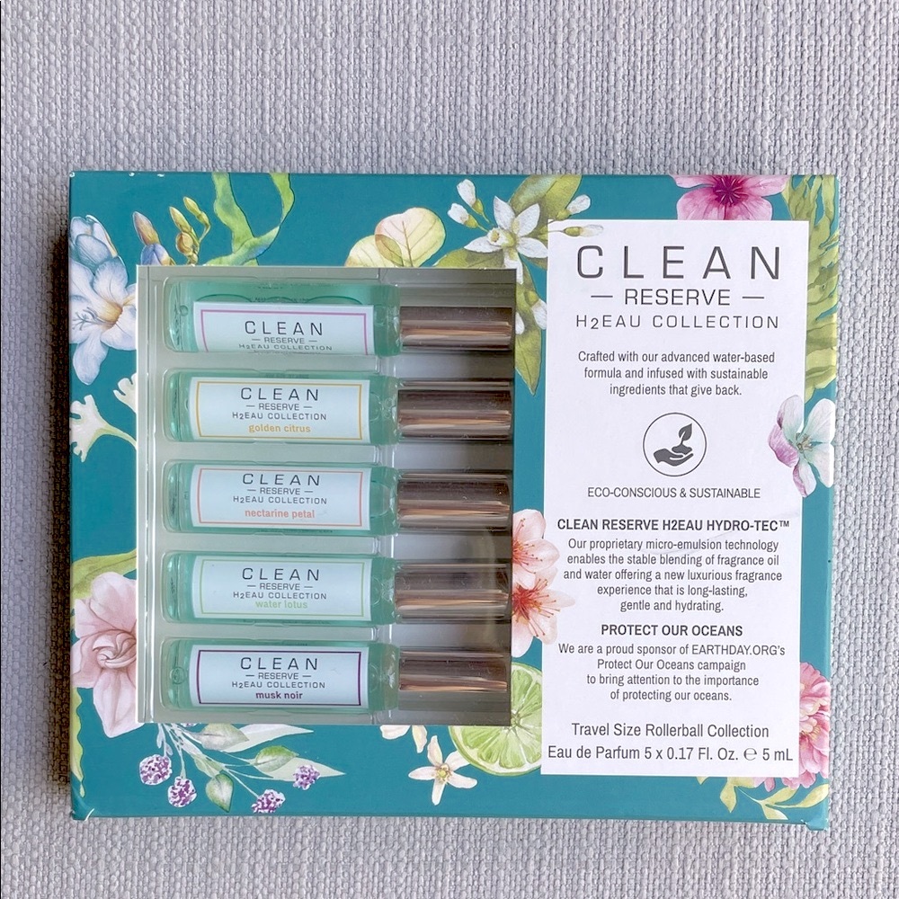 Clean Reserve H2Eau Layering rollerball collection